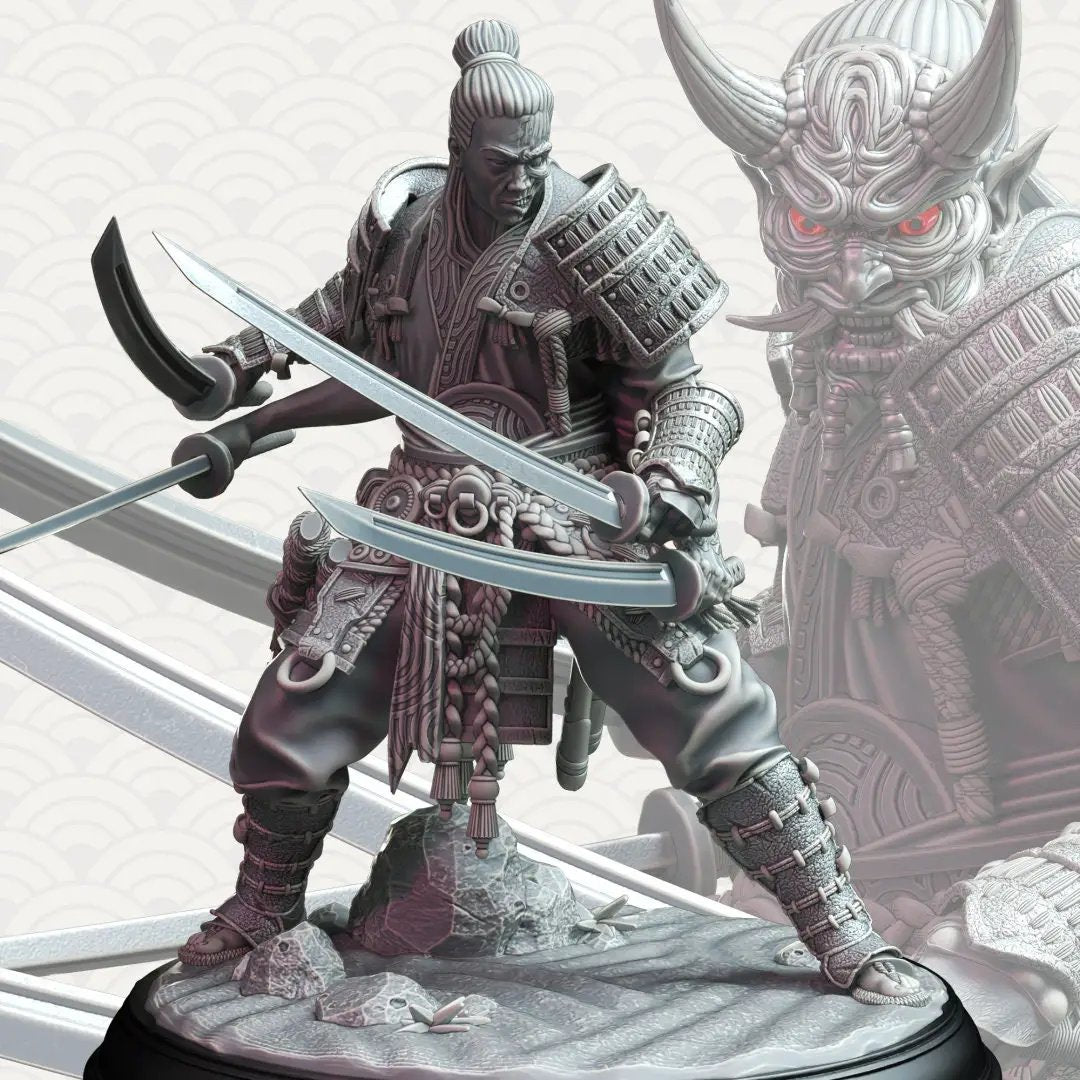 3D printed model of The Endless Demon by DM Stash from Last Hope Miniatures, showing detailed sculpt and intricate design.