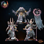 3D printed Transmutation Regiment Command Group model by Last Hope Miniatures, featuring detailed figures from Lost Kingdom Miniatures.
