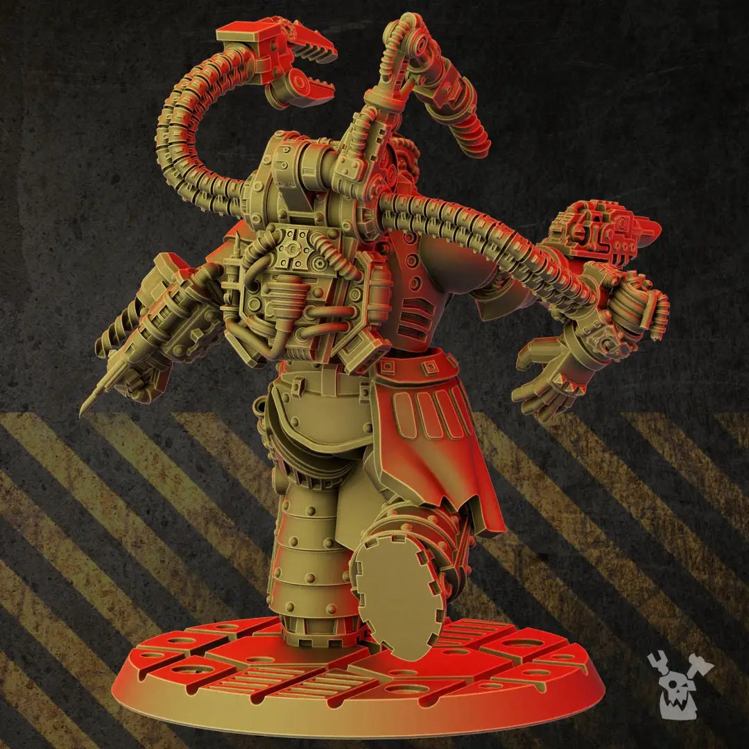 3D printed Turk the Surgeon model by Last Hope Miniatures, detailed miniature figure for tabletop gaming and collection.