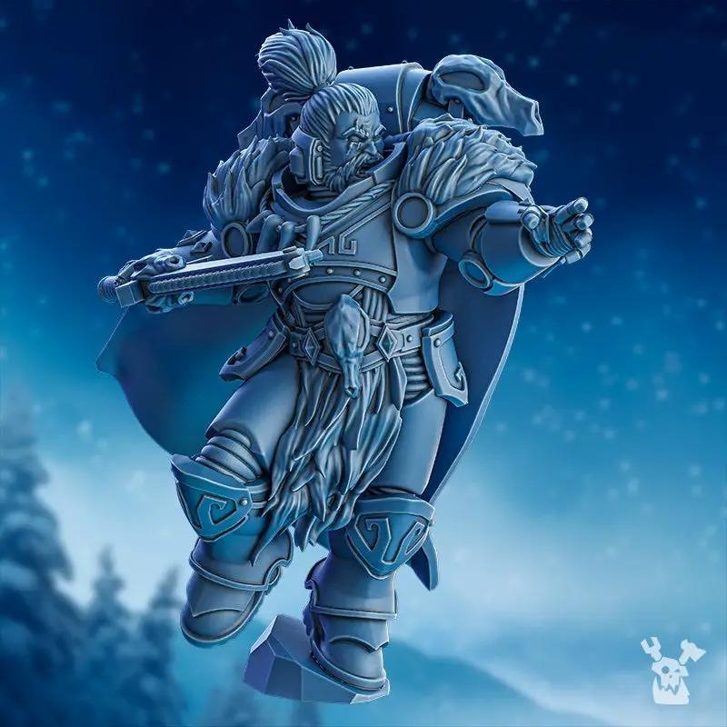 3D printed Turr Wolf Jaw model by Last Hope Miniatures, featuring detailed wolf jaw design in a DakkaDakka Miniatures style