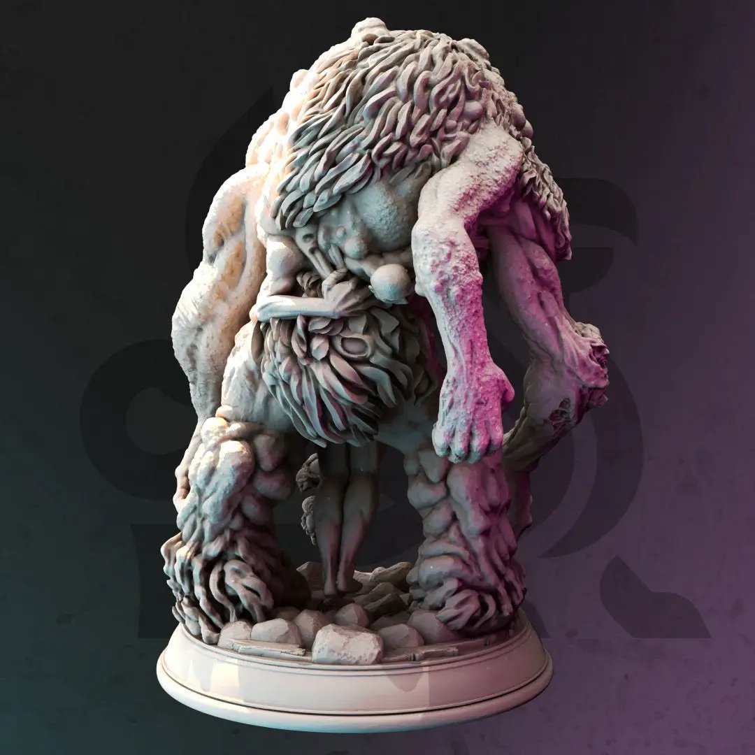 3D printed Underdark Parasitic Monstrosity model by Last Hope Miniatures for tabletop gaming, detailed creature with intricate textures.