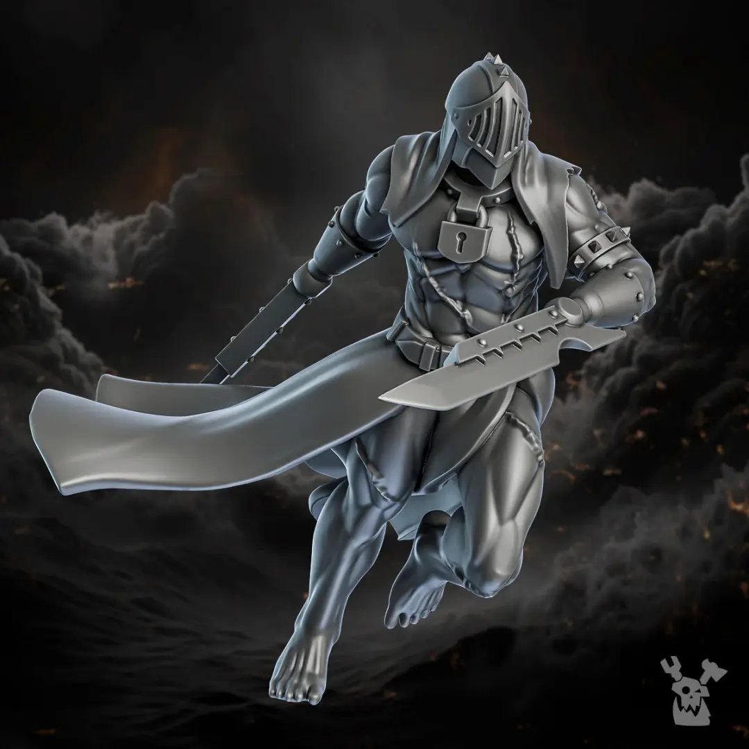 3D printed Unrepentants model by DakkaDakka Miniatures, showcased in detailed view, from Last Hope Miniatures collection.