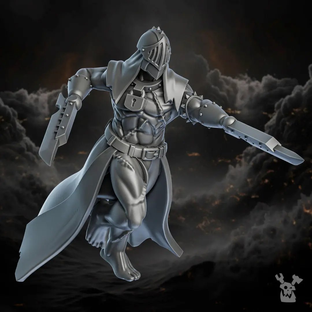 3D printed Unrepentants model by Last Hope Miniatures, detailed miniatures from DakkaDakka in a dynamic pose.