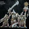 3D printed Urk Slaves Command Group model by Lost Kingdom Miniatures, featuring detailed miniature figures for tabletop gaming.