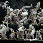 10 3D printed Urk Slaves miniature models by Lost Kingdom Miniatures, detailed fantasy figures for tabletop gaming.