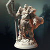 3D printed Viking Barbarian Berserker model by Last Hope Miniatures, showcasing detailed armor and fierce stance.