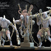 Three 3D printed Vycanthropes Looters models by Last Hope Miniatures, detailed figures from Lost Kingdom Miniatures collection.