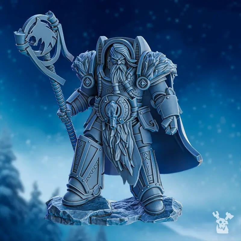 3D printed Wan'illa Ice Scream model by DakkaDakka Mininatures, detailed miniature figure for tabletop gaming.