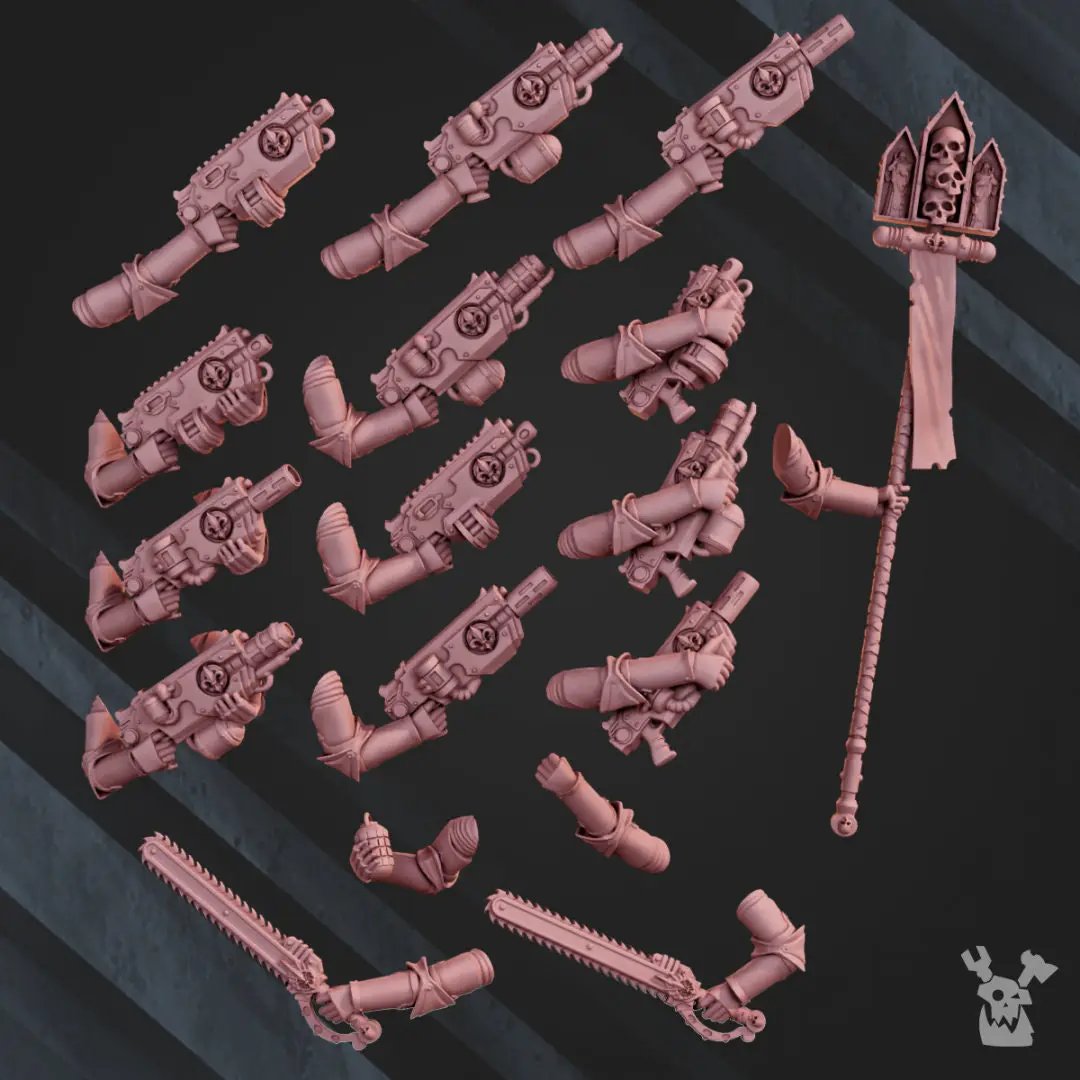 3D printed War Sisters Novice Squad x6 model by Last Hope Miniatures, featuring detailed war-themed figures from DakkaDakka Miniatures.