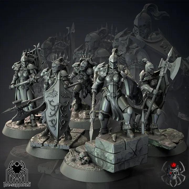 3D printed Widows of Heaven Squad model by Last Hope Miniatures, detailed miniatures from EightLegsMiniatures collection.