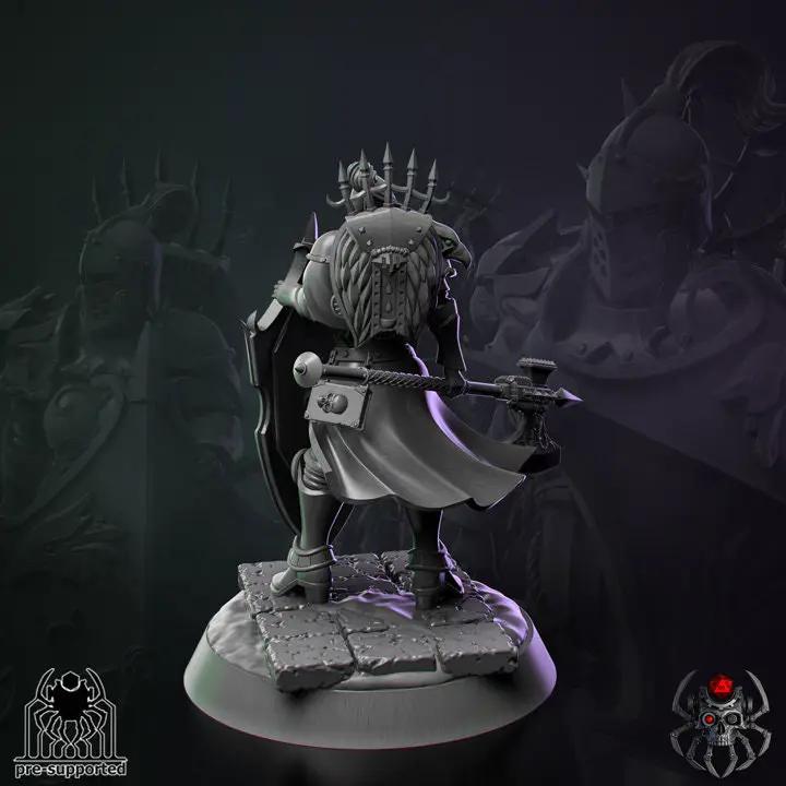 3D printed model of the Widows of Heaven Squad by EightLegsMiniatures, showcasing detailed miniatures from Last Hope Miniatures.