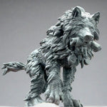 Two 3D printed wolf models by 3DArtGuy Miniatures, detailed miniature figures from Last Hope Miniatures collection.