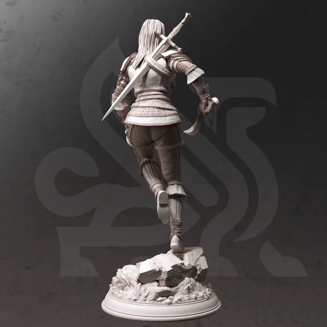 3D printed model of Young Master Bloodhunter by DM Stash, detailed miniature figure from Last Hope Miniatures.