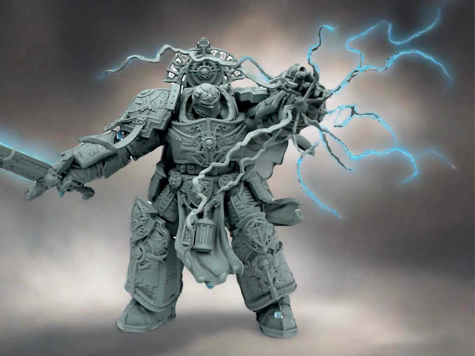 3D printed Knight of Purity model by Last Hope Miniatures, detailed fantasy miniature figure from 3DArtGuy Miniatures.