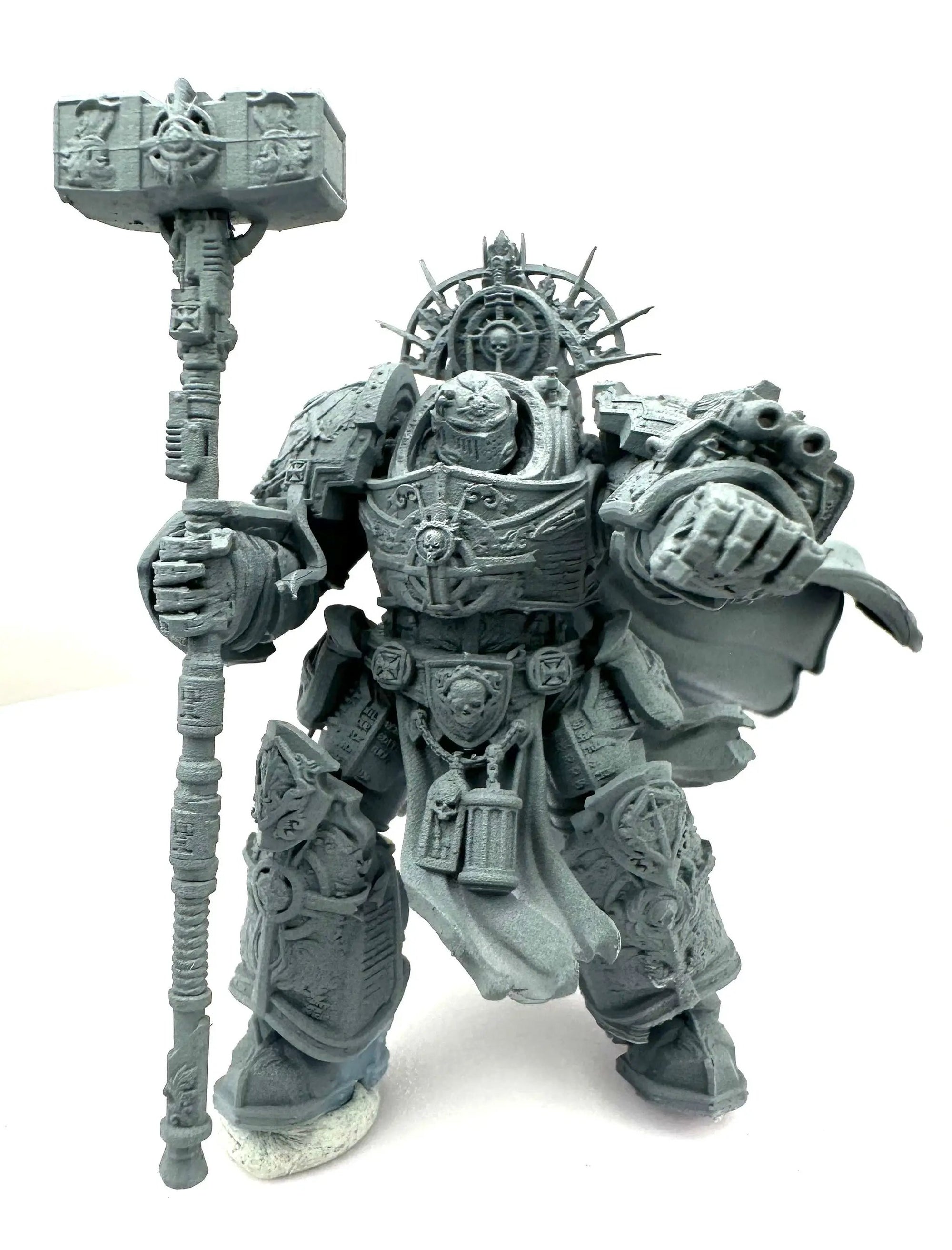 3D Printed Knight of Purity miniature model by Last Hope Miniatures, detailed 3DArtGuy design, showcasing a regal armored knight figure.