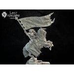 3D printed Kingdom of Mercia Standard Bearer model by Last Hope Miniatures, detailed miniature figure for tabletop gaming.