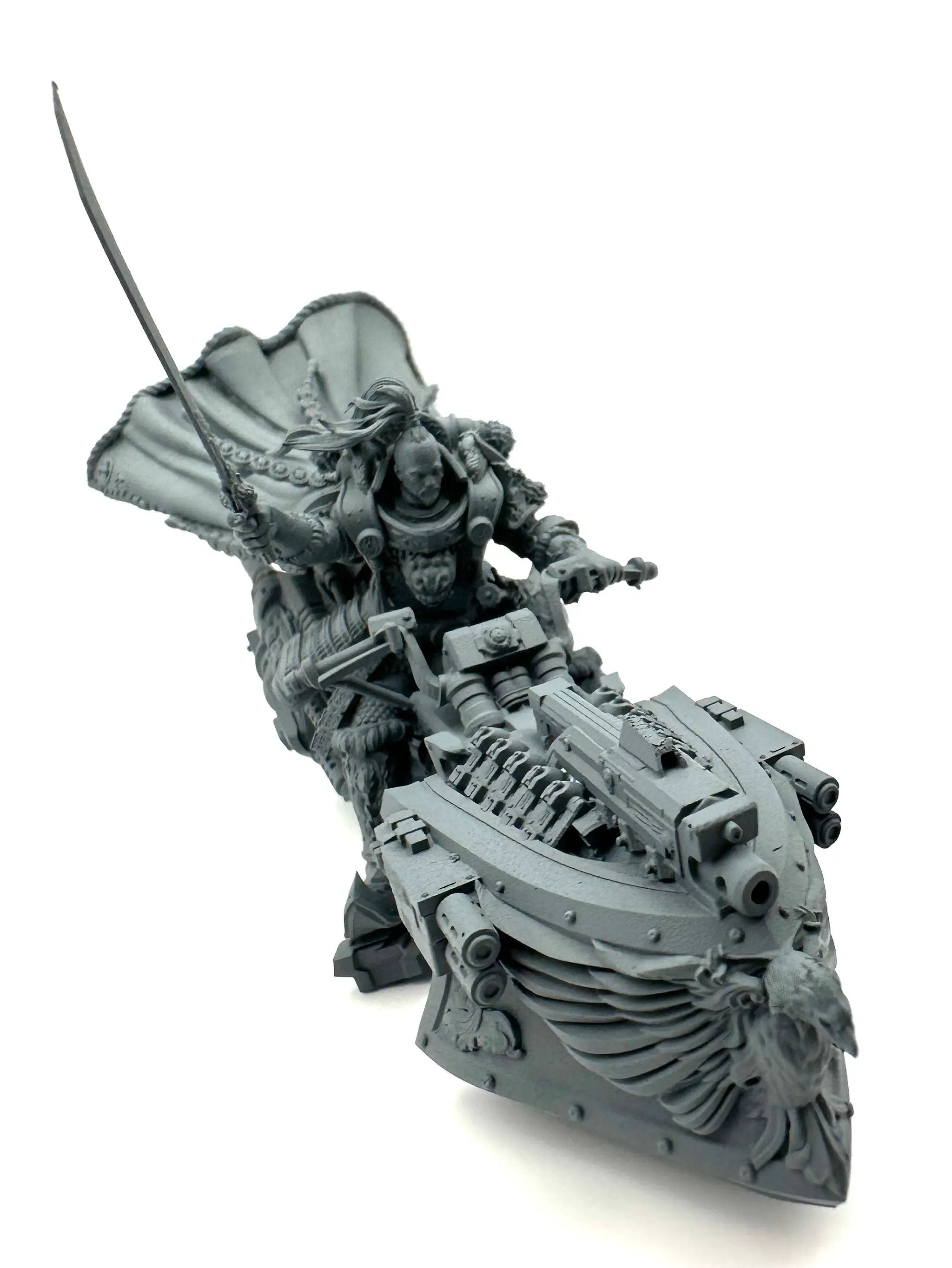 3D printed Marauder model by 3DArtGuy Miniatures for Last Hope Miniatures, detailed miniature figure with intricate design.