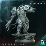 3D printed Bastion of Light model by Last Hope Miniatures, detailed fantasy fortress with intricate architectural features.