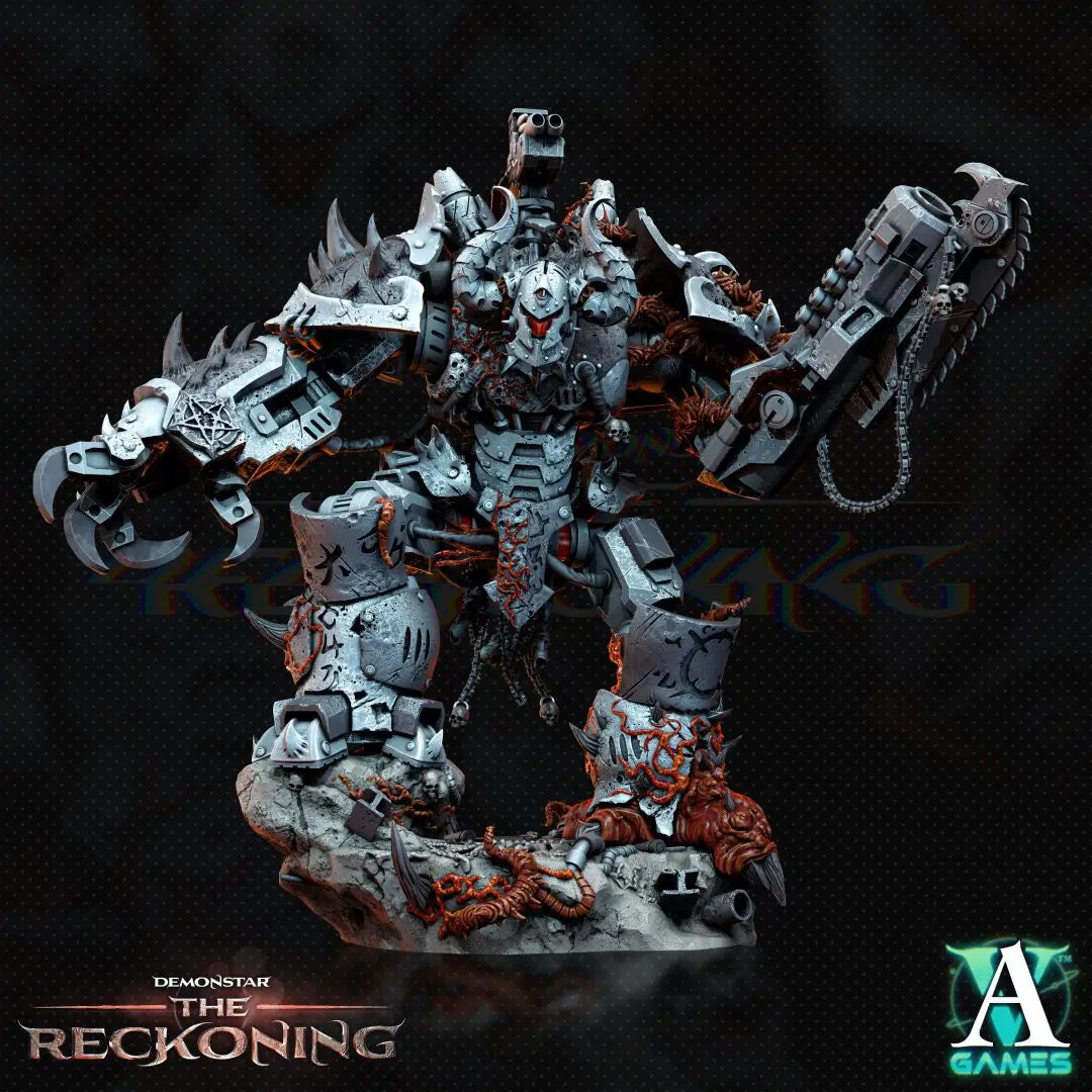 3D printed Chaosbred Devastators model by Last Hope Miniatures, featuring detailed monstrous creature figures from Archvillain Games.