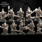 3D printed Coat Guard model by Last Hope Miniatures, part of Lost Kingdom Miniatures, shown in detailed close-up.