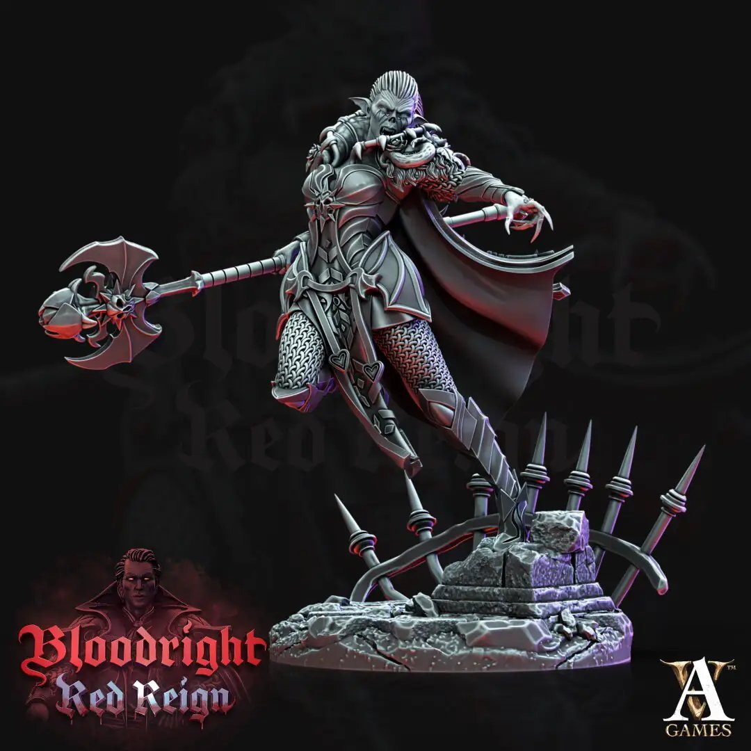 3D printed Daughter of Lilith model by Last Hope Miniatures, detailed sculpt from Archvillain Games for tabletop gaming.