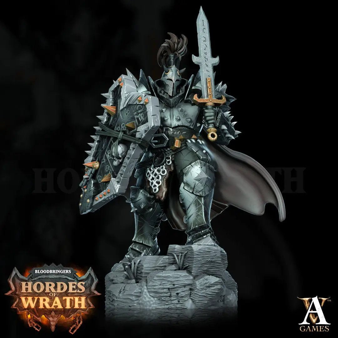3D printed Gorkal Wrathenite model by Last Hope Miniatures, detailed fantasy character figure from Archvillain Games.