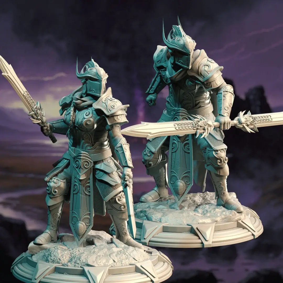 3D printed High Elven Vanguards model by Last Hope Miniatures, detailed fantasy figures from DM Stash.