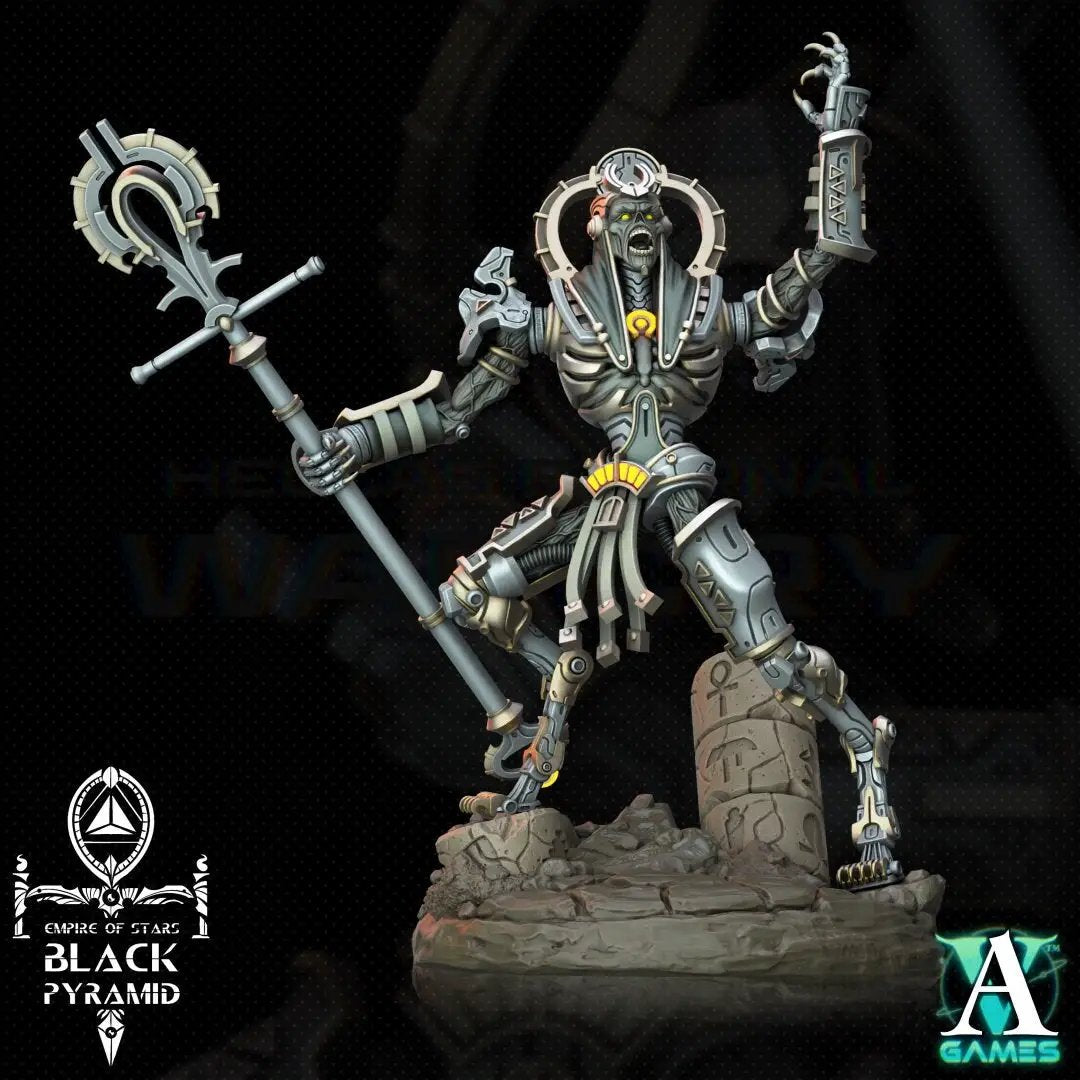 3D printed Keteph Ankhesh model by Last Hope Miniatures, detailed fantasy figure from Archvillain Games.