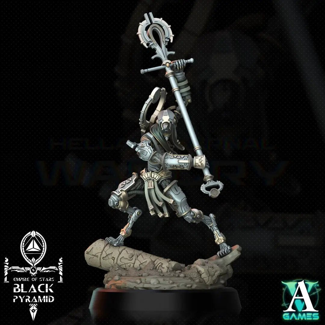 3D printed Keteph Ankhesh model by Last Hope Miniatures, detailed fantasy figure from Archvillain Games.