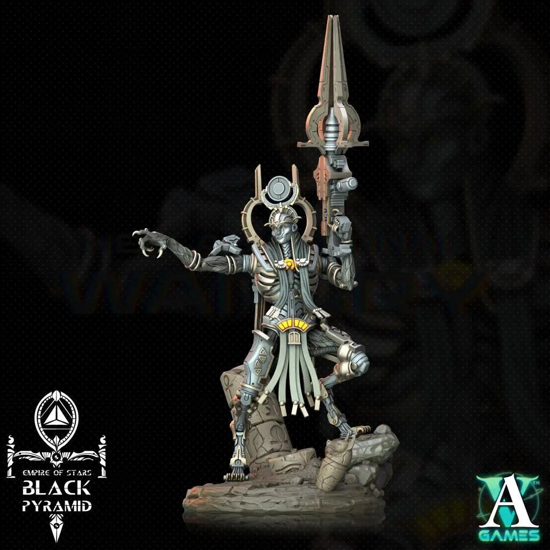 3D printed Keteph Ankhesh model by Last Hope Miniatures, detailed fantasy figure from Archvillain Games.