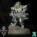 3D printed Keteph Atekhramun model by Last Hope Miniatures for Archvillain Games, detailed fantasy miniature figure.