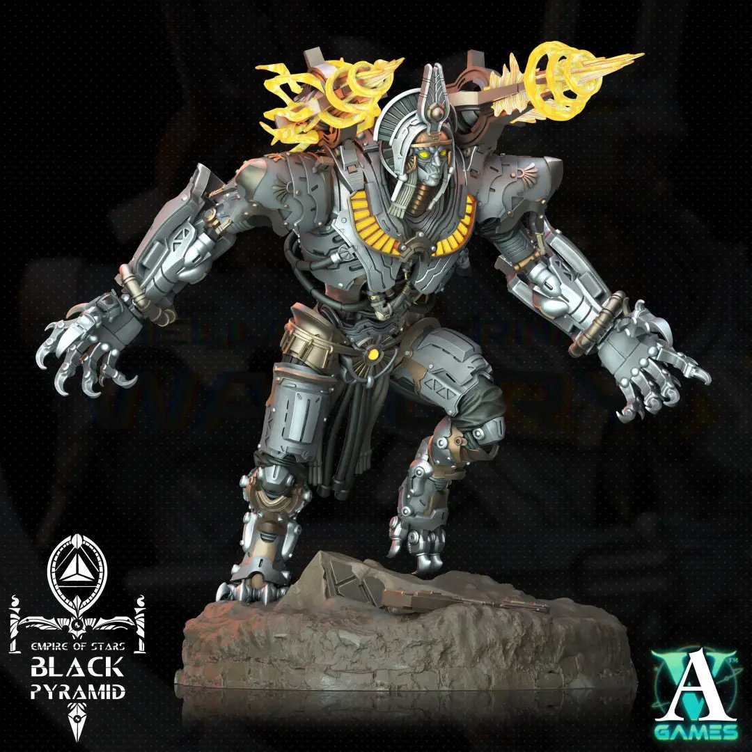 3D printed Keteph Atekhramun model by Last Hope Miniatures, detailed fantasy figure from Archvillain Games.