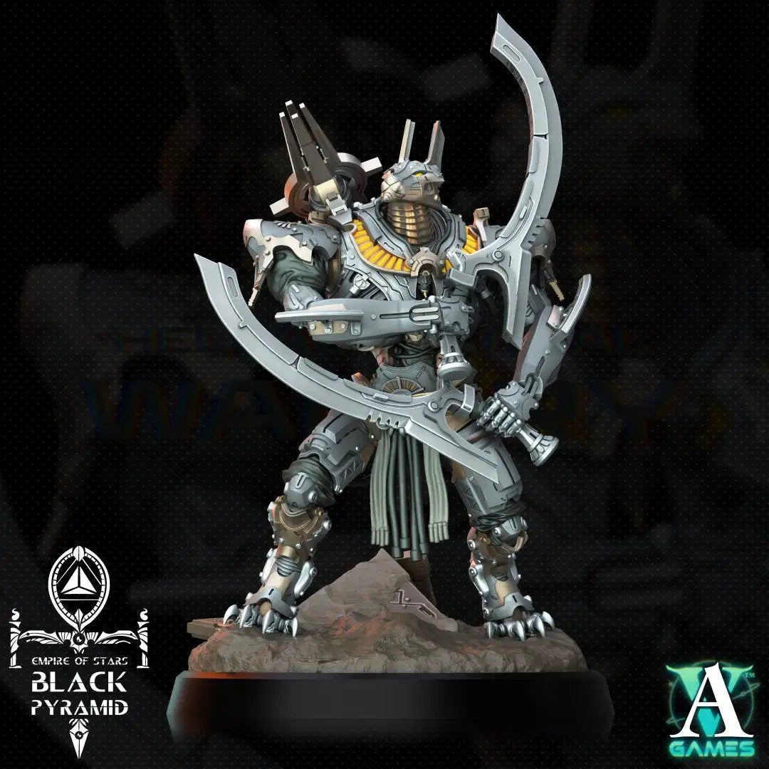 3D printed Keteph Atekhramun model by Last Hope Miniatures, detailed miniature figure from Archvillain Games.
