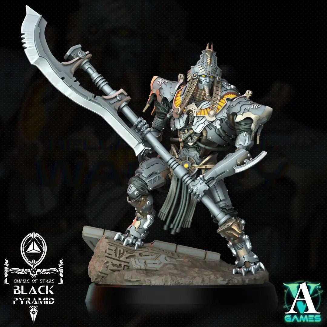 3D printed Keteph Atekhramun model by Last Hope Miniatures, detailed miniature figure from Archvillain Games.