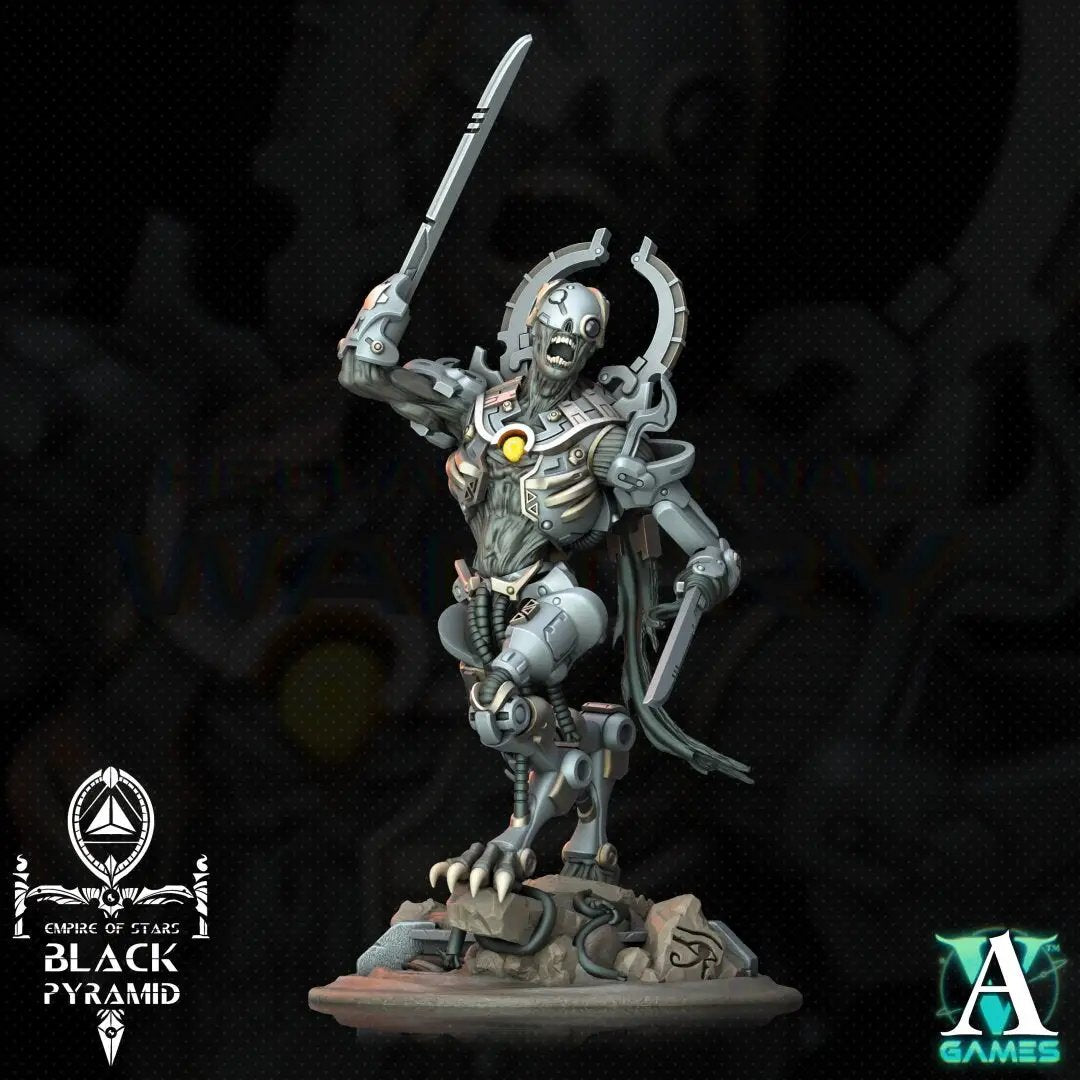3D printed Keteph Knumhar model by Last Hope Miniatures, featuring intricate details and dynamic pose from Archvillain Games.