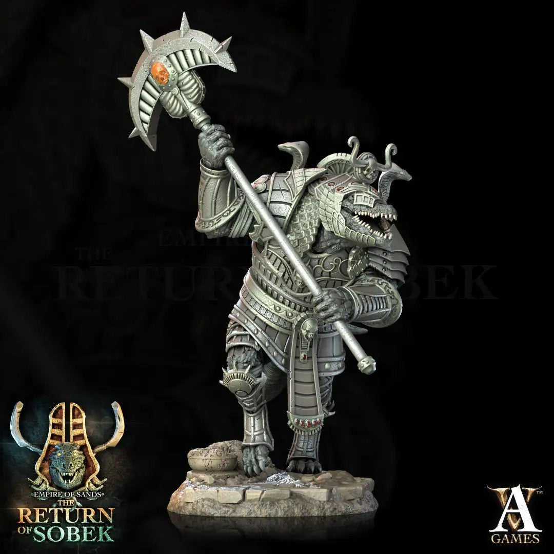 3D printed Khampsos model by Last Hope Miniatures, detailed miniature figure from Archvillain Games for tabletop gaming.