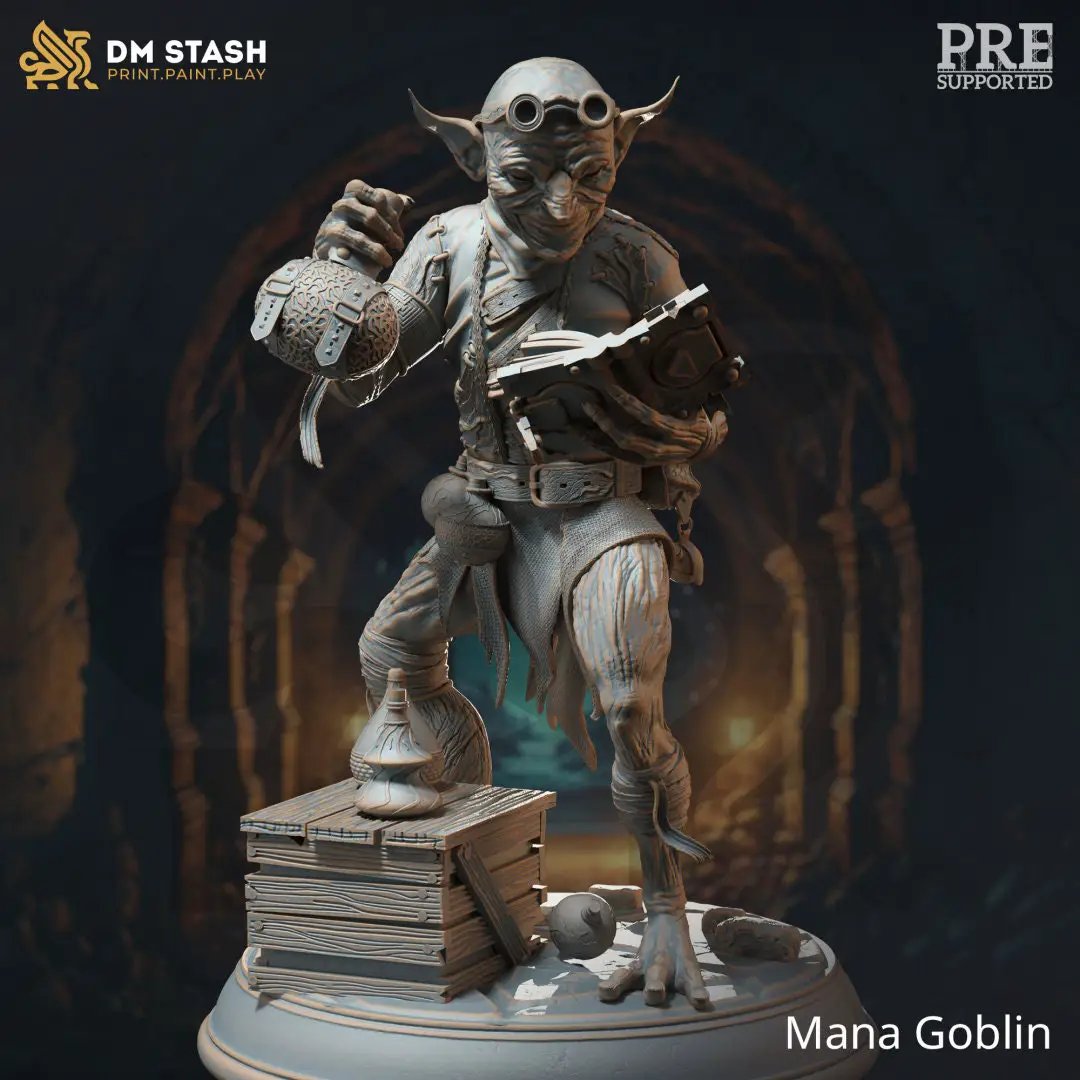 3D printed Mana Goblins model by Last Hope Miniatures, featuring detailed goblin figures in a fantasy tabletop gaming style.