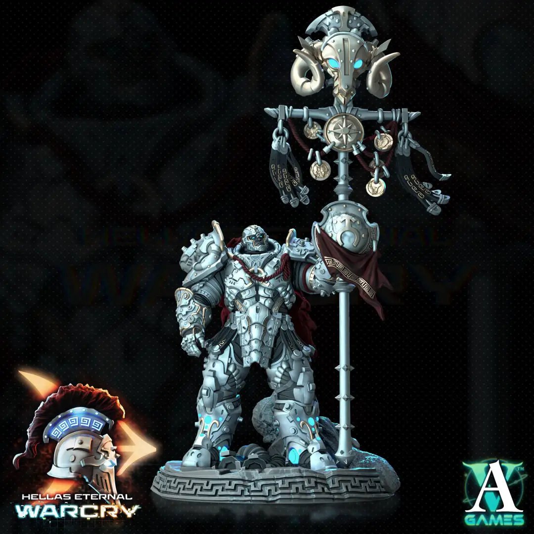 3D printed Myrmidon model by Last Hope Miniatures, detailed fantasy figure for tabletop gaming and miniature collections.