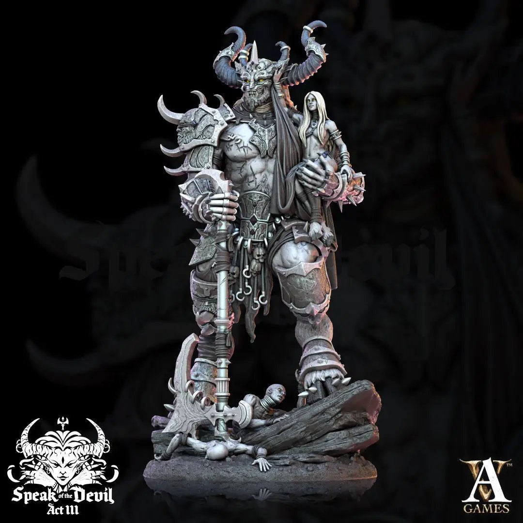 3D printed Ordos'Nai model by Last Hope Miniatures, detailed sci-fi figure from Archvillain Games, shown in close-up view.