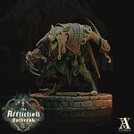 3D printed Shadow Molars model by Last Hope Miniatures, featuring detailed dark, shadowy teeth sculpture for tabletop gaming.
