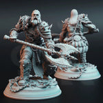 3D printed Snow Giants model by Last Hope Miniatures for DM Stash, showcasing detailed icy fantasy creatures.