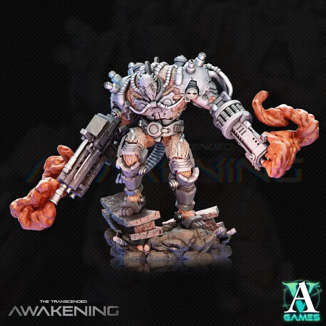 3D printed Transcended Fleshgraft model by Last Hope Miniatures, detailed flesh-like creature with intricate textures and organic features.