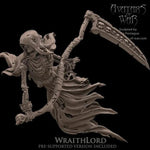 3D printed Wraith model by Last Hope Miniatures for Avatars of War, detailed fantasy miniature figure on a display base.