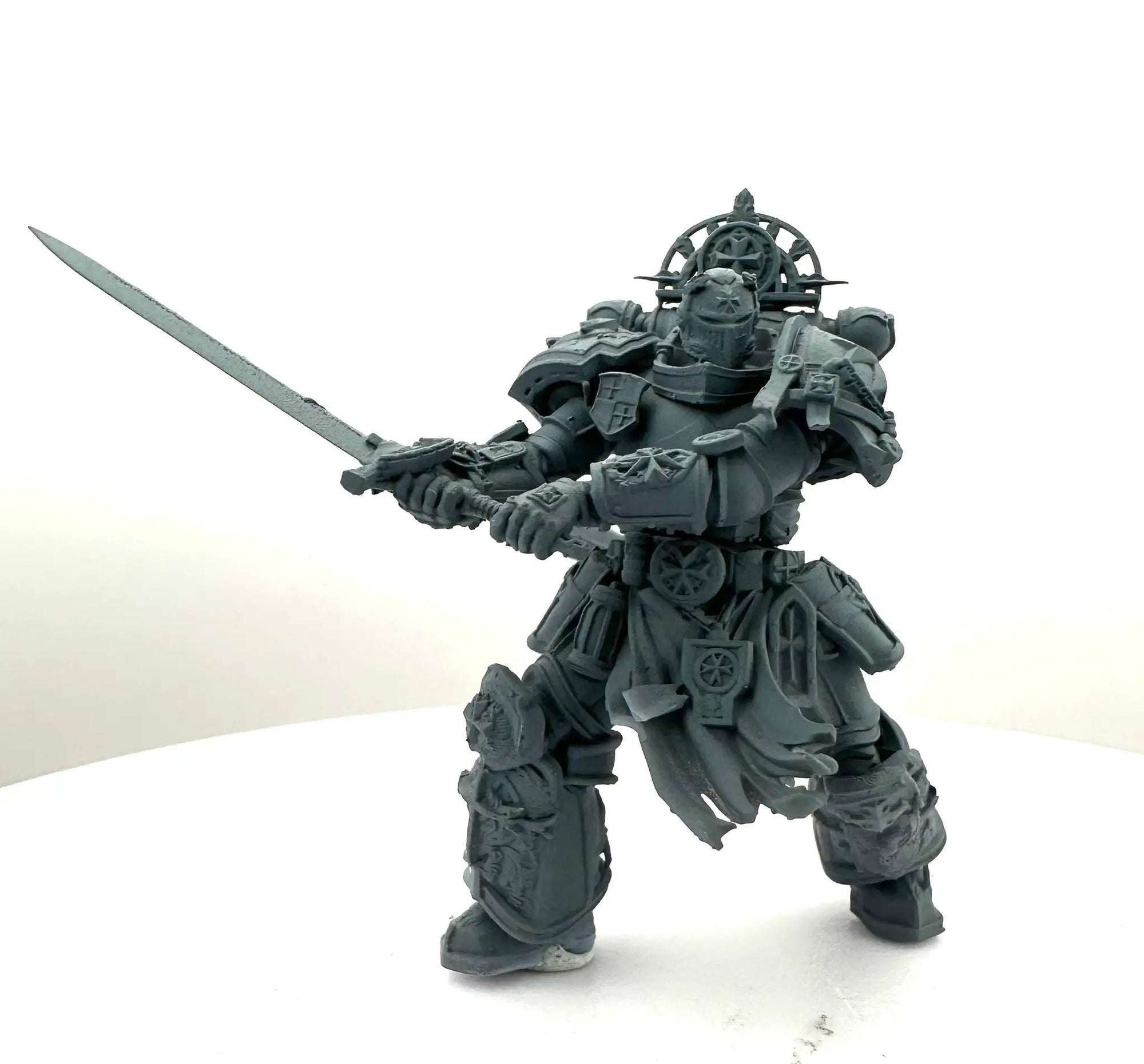 3D printed High Templar model by 3DArtGuy Miniatures, detailed sci-fi fantasy figure, displayed on a plain background.