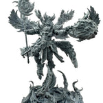 3D printed giant wizard model by 3DArtGuy Miniatures, detailed fantasy figure from Last Hope Miniatures.