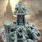 3D Printed High Templar diorama model by Last Hope Miniatures, featuring detailed StarCraft-inspired miniature with intricate design.
