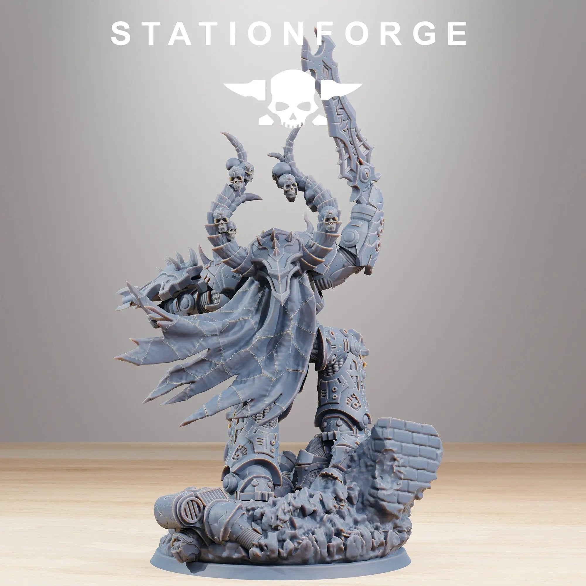 3D printed Corrupted Archon model by StationForge Miniatures, detailed fantasy miniature from Last Hope Miniatures collection.