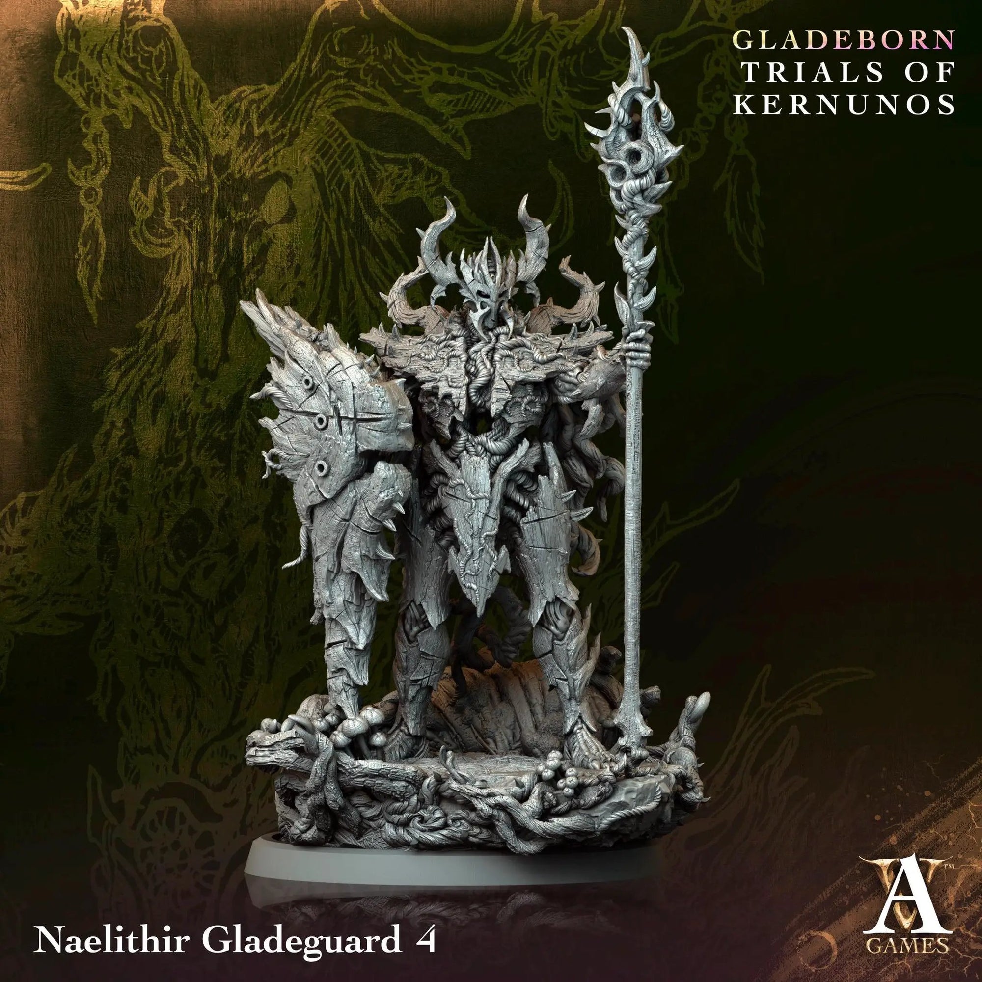 3D printed Naelithir Gladeguard miniature by Last Hope Miniatures, detailed elf archer figure for tabletop gaming.