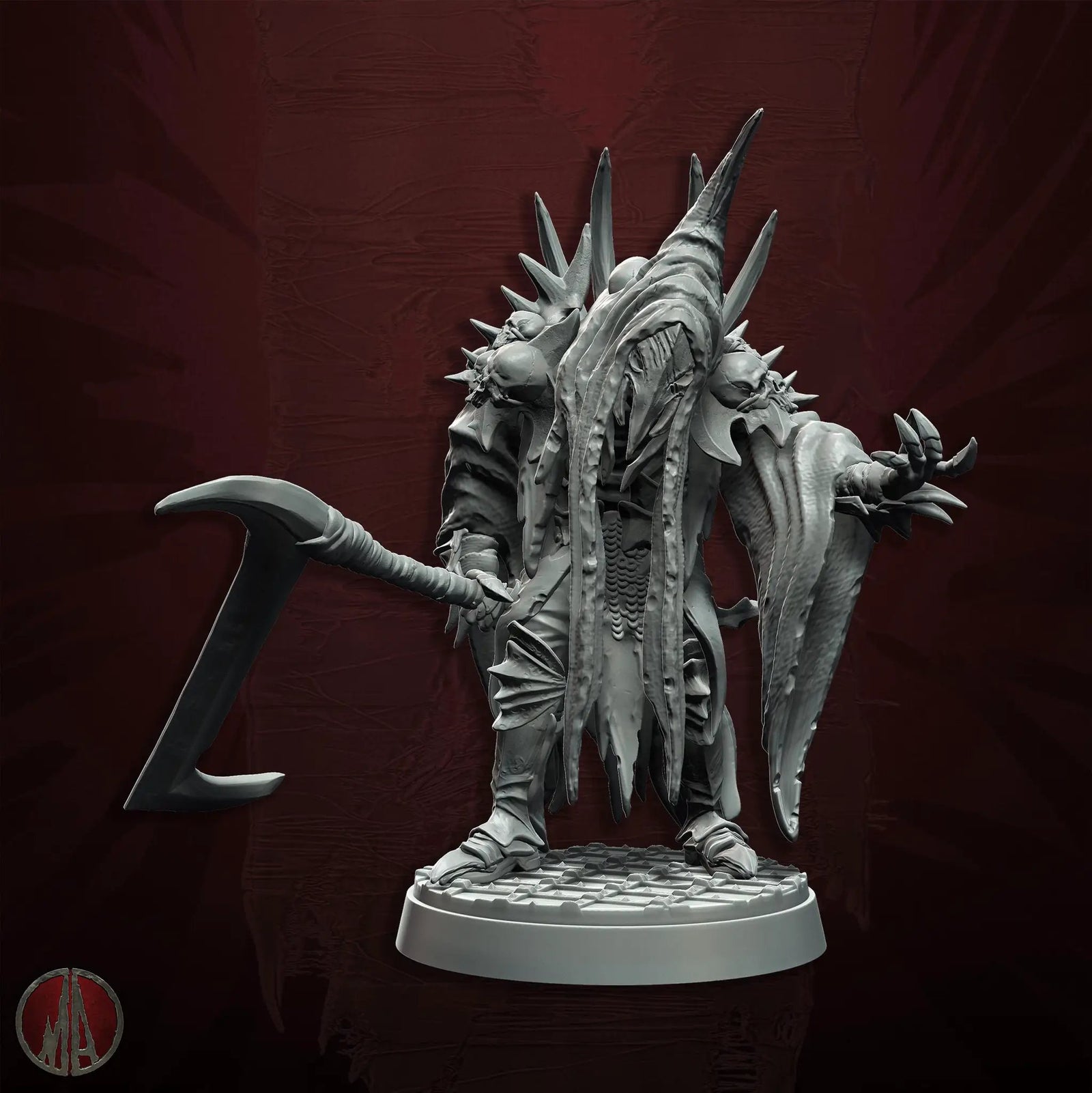 3D printed Orc Oracles miniature by Last Hope Miniatures, featuring detailed orc figures with mystical armor and weaponry.