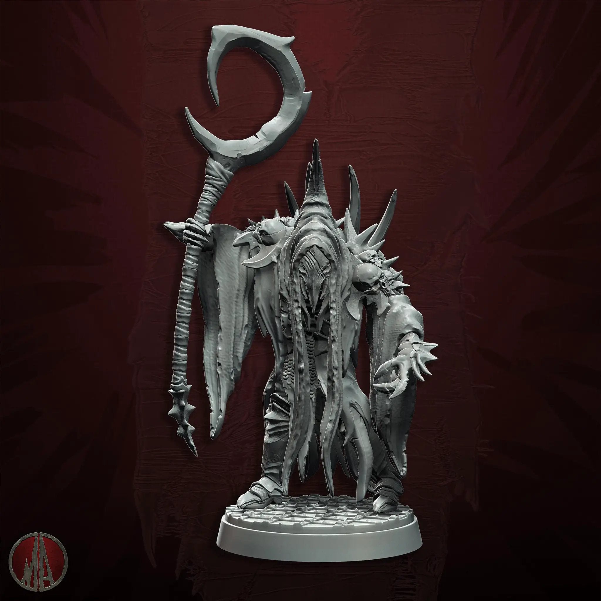 3D printed Orc Oracles miniature by Last Hope Miniatures for tabletop gaming, featuring detailed orc figures with mystical designs.
